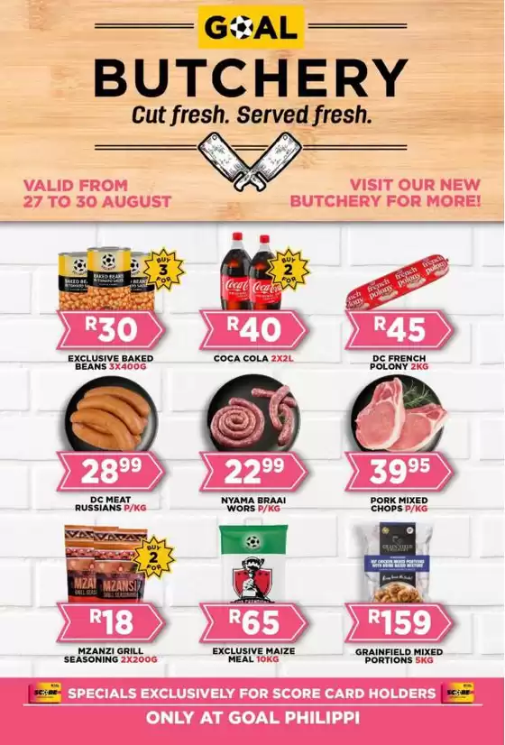 Goal Supermarket catalogue | Great offer for bargain hunters | 2026-08-27T00:00:00.000Z - 2026-08-30T00:00:00.000Z