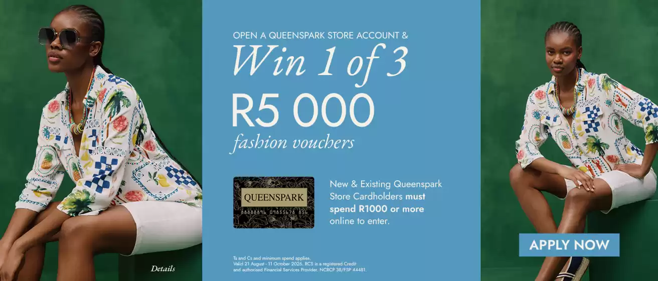 Queenspark catalogue in Germiston | Queenspark Promo | 2026-08-27T00:00:00.000Z - 2026-10-11T00:00:00.000Z