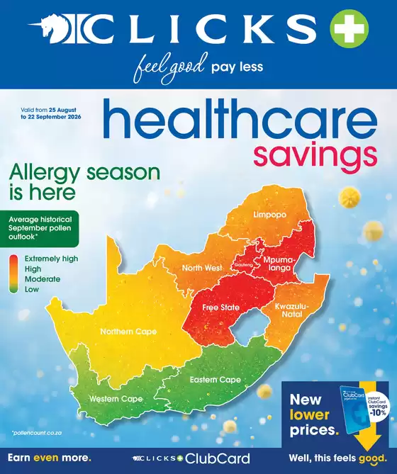Clicks catalogue in Germiston | Healthcare Savings | 2026-08-27T00:00:00.000Z - 2026-09-22T00:00:00.000Z