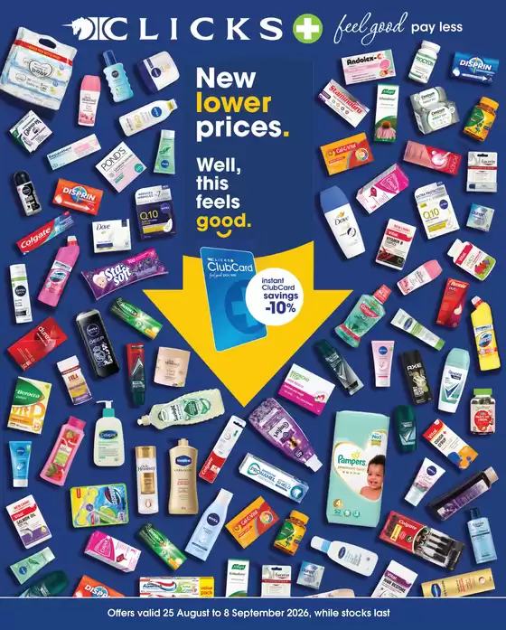 Clicks catalogue in Germiston | New Lower Prices. | 2026-08-27T00:00:00.000Z - 2026-09-08T00:00:00.000Z