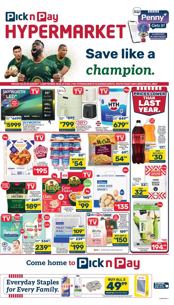 Pick n Pay Hypermarket catalogue | Hypermarket Specials | 2026-08-25T00:00:00.000Z - 2026-09-06T00:00:00.000Z