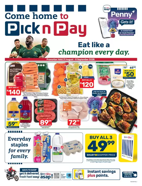 Pick n Pay catalogue | Pick n Pay Weekly Specials | 2026-08-31T00:00:00.000Z - 2026-09-06T00:00:00.000Z