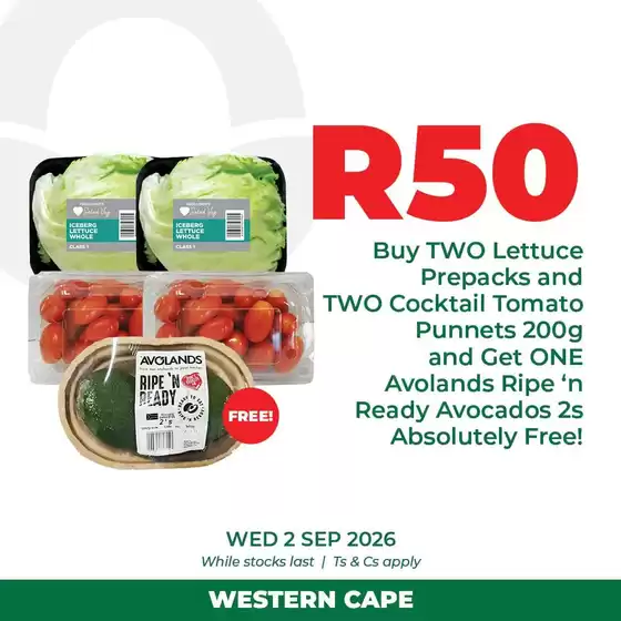 Food Lover's Market catalogue in Umhlanga Rocks | Food Lover's Market weekly specials | 2026-09-01T00:00:00.000Z - 2026-09-02T00:00:00.000Z