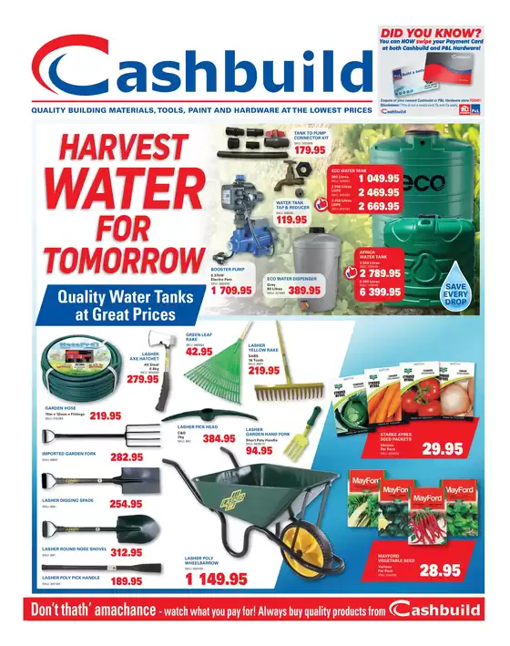 Cashbuild catalogue in Germiston | New offers to discover | 2026-08-24T00:00:00.000Z - 2026-09-07T00:00:00.000Z