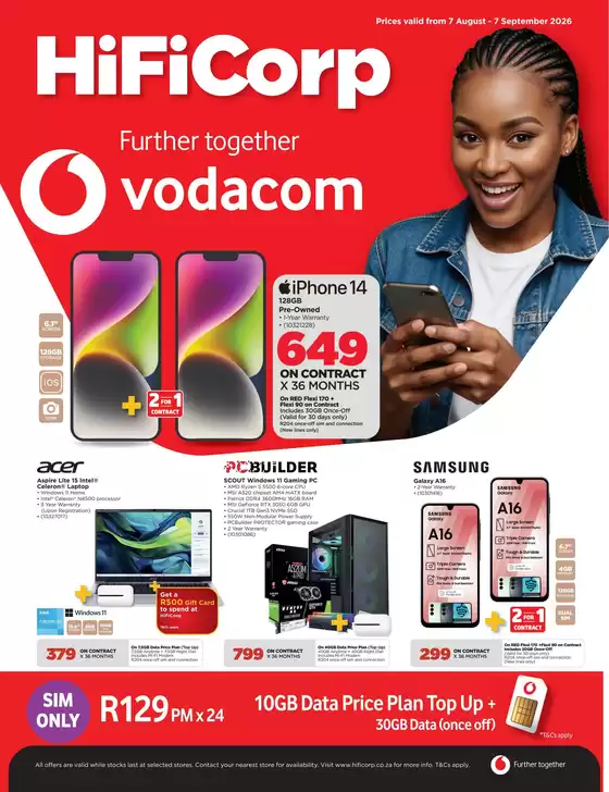 HiFi Corp catalogue in Umhlanga Rocks | Our best offers for you | 2026-08-07T00:00:00.000Z - 2026-09-07T00:00:00.000Z