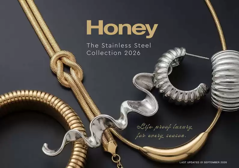 Honey Fashion Accessories catalogue in Cape Town | Honey Stainless Steel 2026 6 | 2026-01-01T00:00:00.000Z - 2026-12-31T00:00:00.000Z