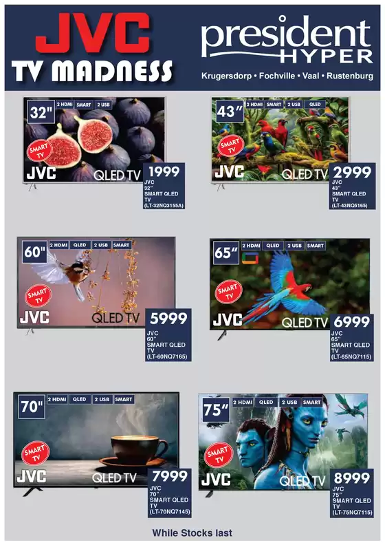 President Hyper catalogue in Vanderbijlpark | JVC TV Madness | 2026-09-02T00:00:00.000Z - 2026-09-16T00:00:00.000Z