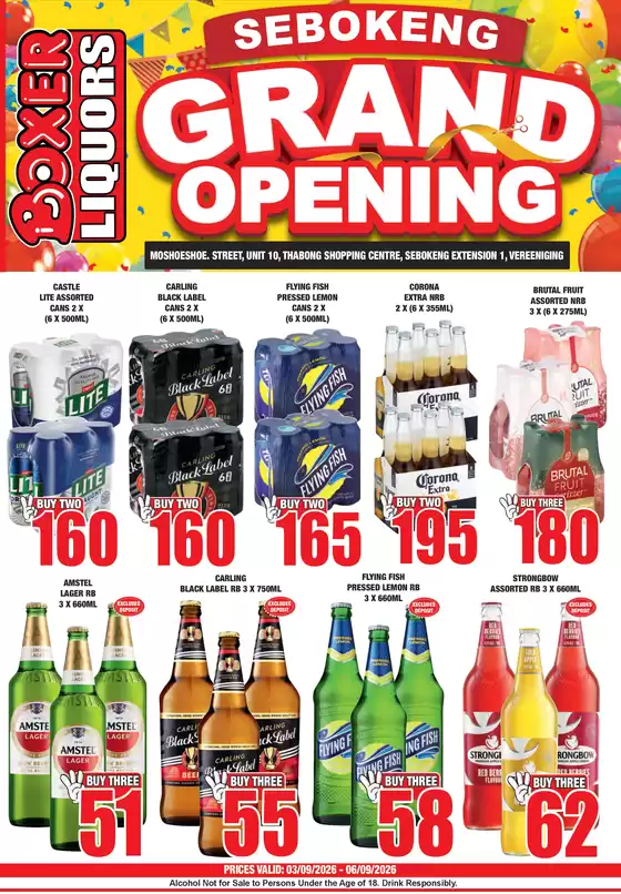 Boxer Liquors catalogue in  | Sebokeng Liquor Grand Opening | 2026-09-03T00:00:00.000Z - 2026-09-06T00:00:00.000Z