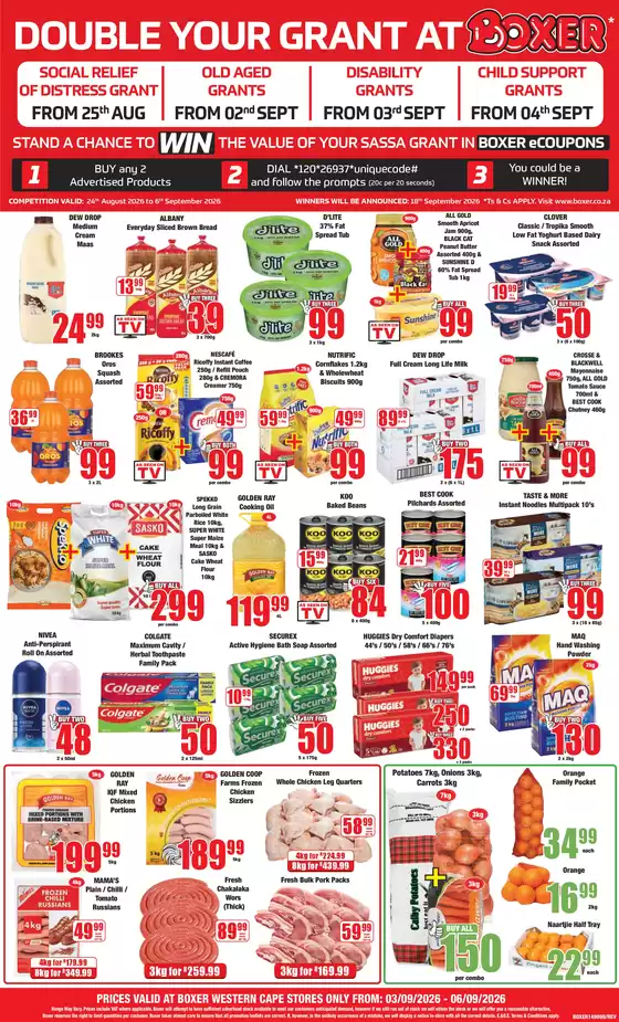 Boxer catalogue | WC WEEKLY SPECIALS | 2026-09-03T00:00:00.000Z - 2026-09-06T00:00:00.000Z