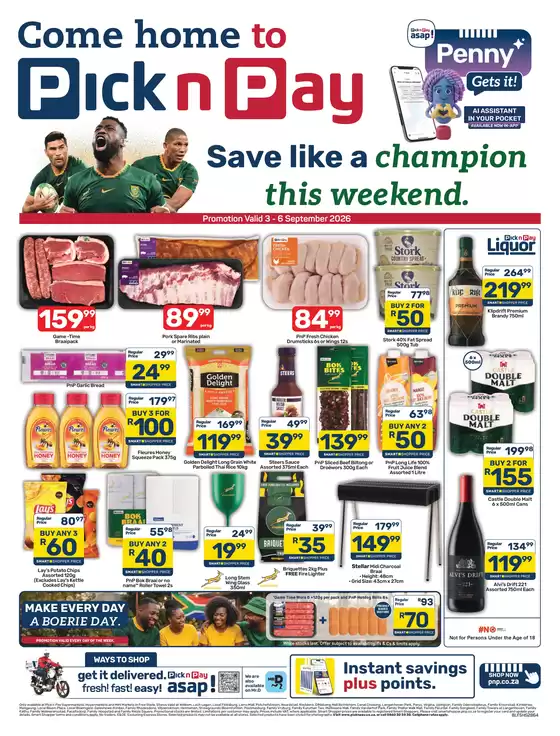 Pick n Pay catalogue | Pick n Pay Weekend Specials | 2026-09-03T00:00:00.000Z - 2026-09-06T00:00:00.000Z