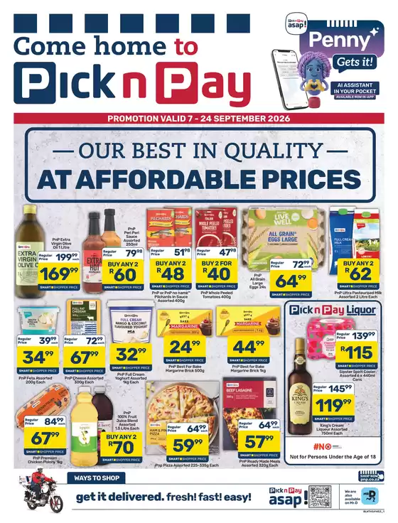Pick n Pay catalogue in Pretoria | Pick n Pay Own Brand Specials | 2026-09-07T00:00:00.000Z - 2026-09-24T00:00:00.000Z