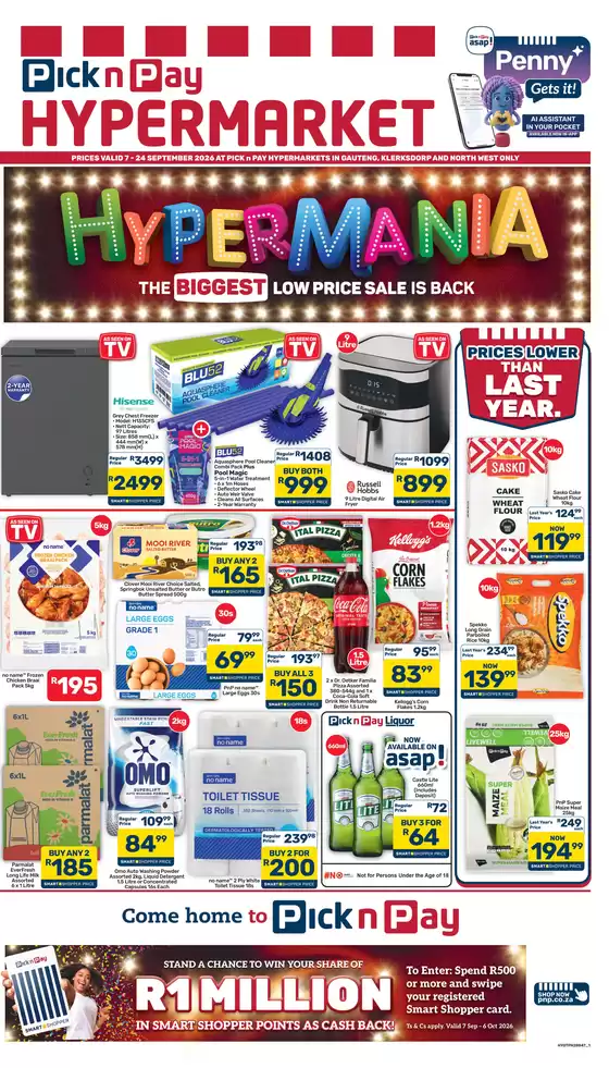 Pick n Pay Hypermarket catalogue in Pretoria | Hypermarket Specials | 2026-09-07T00:00:00.000Z - 2026-09-24T00:00:00.000Z