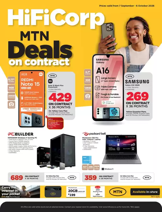 HiFi Corp catalogue in Paarl | Exclusive deals for our customers | 2026-09-07T00:00:00.000Z - 2026-10-06T00:00:00.000Z