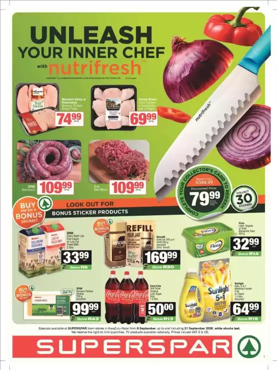 SuperSpar catalogue | Great discounts on selected products | 2026-09-08T00:00:00.000Z - 2026-09-21T00:00:00.000Z