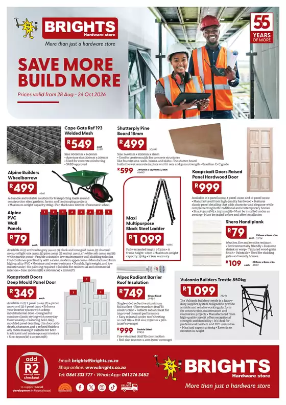 Brights Hardware catalogue | Save More Build More | 2026-09-09T00:00:00.000Z - 2026-10-26T00:00:00.000Z