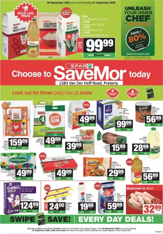 Spar Savemor catalogue in Harding | Choose To Savemor Today | 2026-09-09T00:00:00.000Z - 2026-09-21T00:00:00.000Z