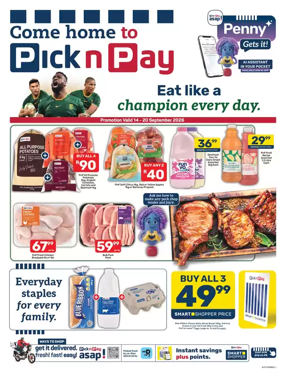 Pick n Pay catalogue in Nelspruit | Pick n Pay Weekly Specials | 2026-09-14T00:00:00.000Z - 2026-09-20T00:00:00.000Z