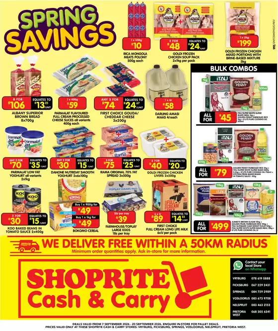 Shoprite catalogue | Spring Savings | 2026-09-14T00:00:00.000Z - 2026-09-20T00:00:00.000Z