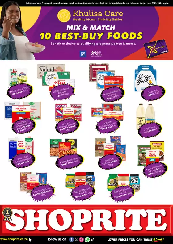 Shoprite catalogue in  | Shoprite weekly specials | 2026-08-31T00:00:00.000Z - 2026-10-31T00:00:00.000Z