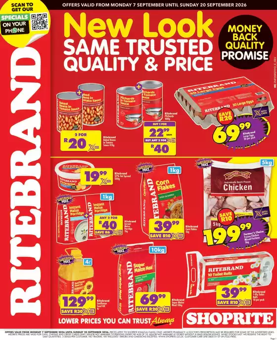 Shoprite catalogue | Shoprite Ritebrand Savings KwaZulu-Natal 7 September - 20 September | 2026-09-06T00:00:00.000Z - 2026-09-20T00:00:00.000Z