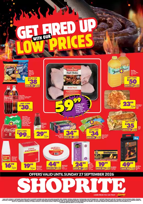 Shoprite catalogue | Shoprite Low Price Braai Western Cape 24 August - 27 September | 2026-08-23T00:00:00.000Z - 2026-09-27T00:00:00.000Z