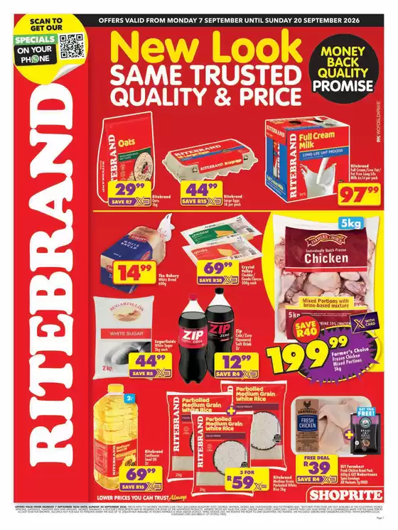 Shoprite catalogue | Shoprite Ritebrand Savings Western Cape 7 September - 20 September | 2026-09-06T00:00:00.000Z - 2026-09-20T00:00:00.000Z