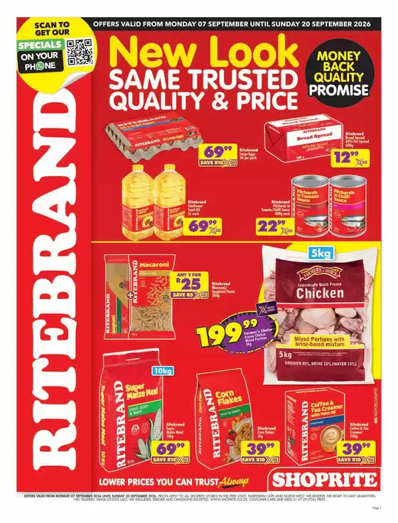Shoprite catalogue | Shoprite weekly specials | 2026-09-06T00:00:00.000Z - 2026-09-20T00:00:00.000Z