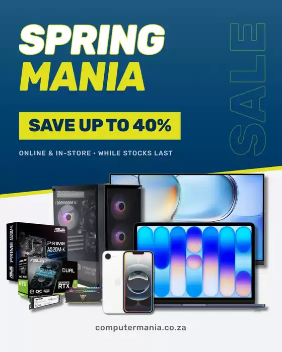 Computer Mania catalogue | Spring Mania | 2026-09-14T00:00:00.000Z - 2026-09-28T00:00:00.000Z