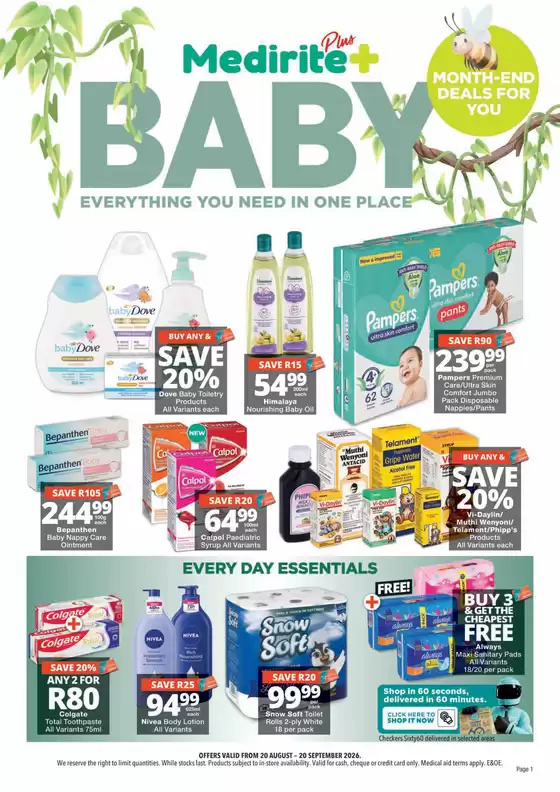 MediRite catalogue | Baby Everything You Need In One Place | 2026-09-14T00:00:00.000Z - 2026-09-20T00:00:00.000Z