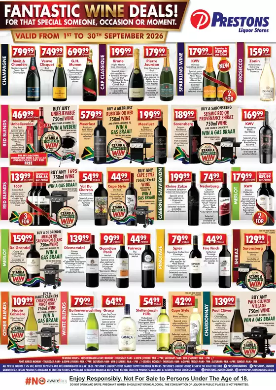 Prestons catalogue in Worcester | Fantastic Wine Deals! | 2026-09-14T00:00:00.000Z - 2026-09-30T00:00:00.000Z