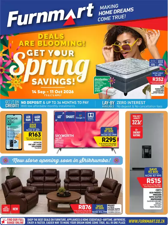 Furnmart catalogue | Deals Are Blooming! Get Your Spring Savings! | 2026-09-14T00:00:00.000Z - 2026-10-11T00:00:00.000Z