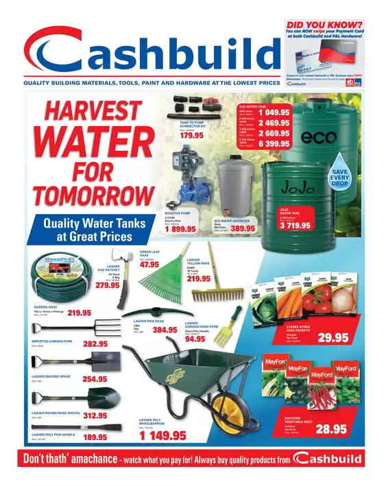 Cashbuild catalogue | Top offers for all bargain hunters | 2026-09-15T00:00:00.000Z - 2026-09-29T00:00:00.000Z