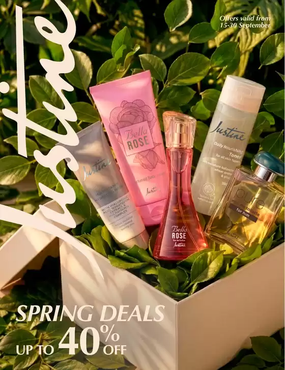 Justine catalogue in Oudtshoorn | Justine SPRING DEALS | 2026-09-15T00:00:00.000Z - 2026-09-30T00:00:00.000Z