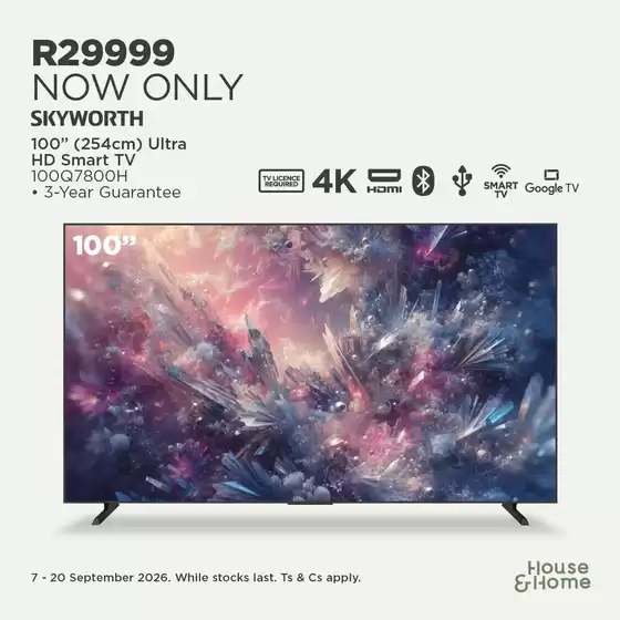 House & Home catalogue in Atteridgeville | Great offer for bargain hunters | 2026-09-07T00:00:00.000Z - 2026-09-20T00:00:00.000Z