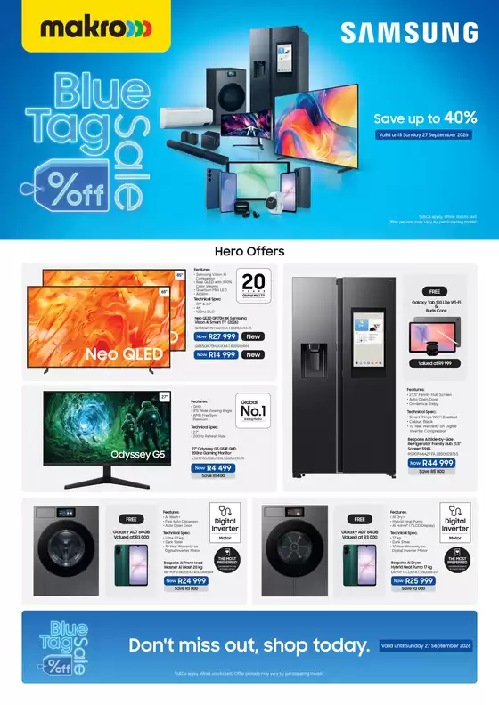 Makro catalogue in Thokoza | Current deals and offers | 2026-09-17T00:00:00.000Z - 2026-09-27T00:00:00.000Z