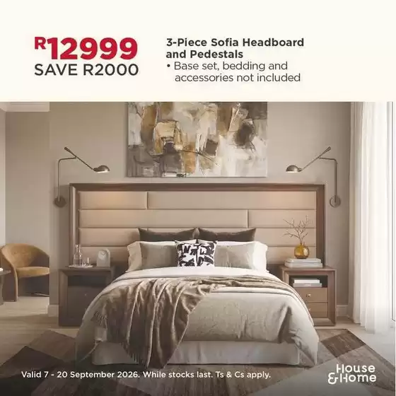 House & Home catalogue in Mmakau | Current special promotions | 2026-09-07T00:00:00.000Z - 2026-09-20T00:00:00.000Z