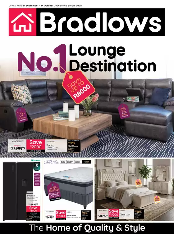 Bradlows catalogue | No.1 Lounge Destination | 2026-09-17T00:00:00.000Z - 2026-10-14T00:00:00.000Z