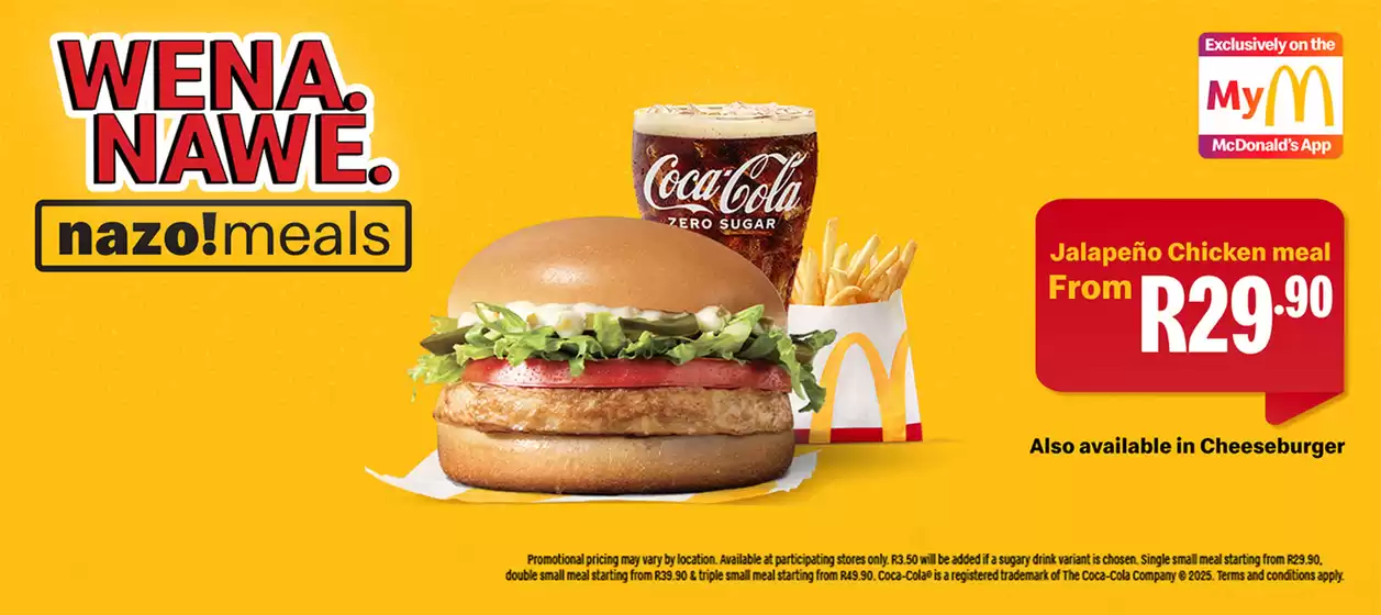 McDonald's catalogue in Kokstad | Wena. Nawe. Nazo!Meals | 2026-09-17T00:00:00.000Z - 2026-09-30T00:00:00.000Z