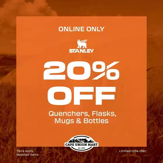 Cape Union Mart catalogue | Cape Union Mart Promo | 2026-09-17T00:00:00.000Z - 2026-09-18T00:00:00.000Z
