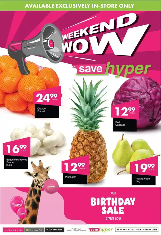 Save catalogue | New offers to discover | 2026-09-18T00:00:00.000Z - 2026-09-30T00:00:00.000Z