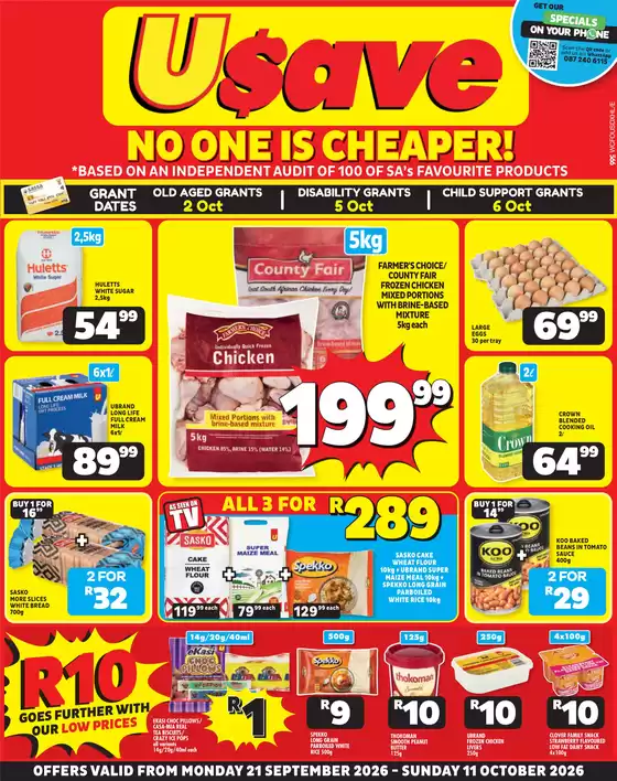 Usave catalogue | Wcusavepricesavings21sep11oct2026 | 2026-09-21T00:00:00.000Z - 2026-10-11T00:00:00.000Z