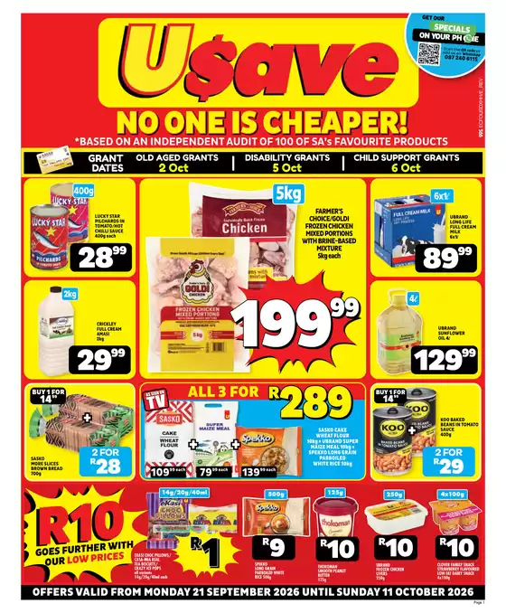 Usave catalogue | Ecusavepricesavings21sep11oct2026 | 2026-09-21T00:00:00.000Z - 2026-10-11T00:00:00.000Z