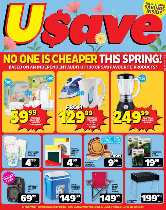 Usave catalogue | Znusavespringessentials21sep11oct2026 | 2026-09-21T00:00:00.000Z - 2026-10-11T00:00:00.000Z