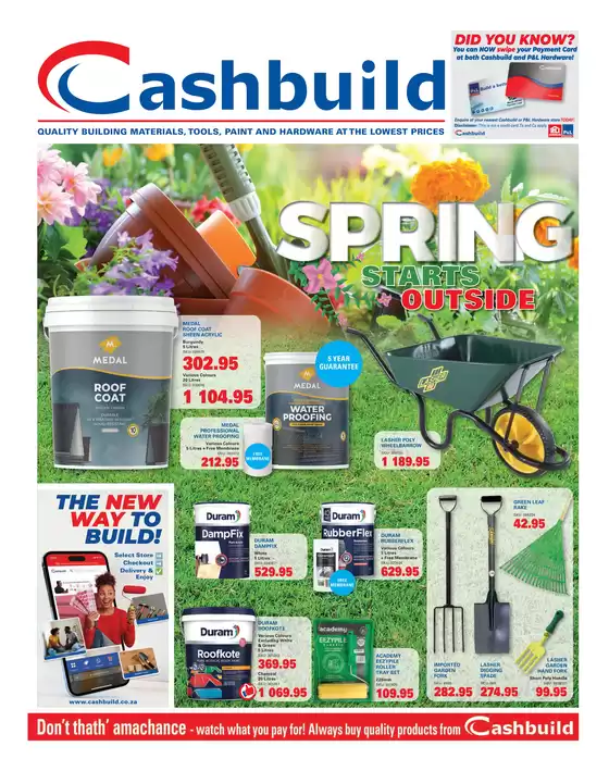 Cashbuild catalogue in Plettenberg Bay | Discounts and promotions | 2026-09-01T00:00:00.000Z - 2026-09-30T00:00:00.000Z