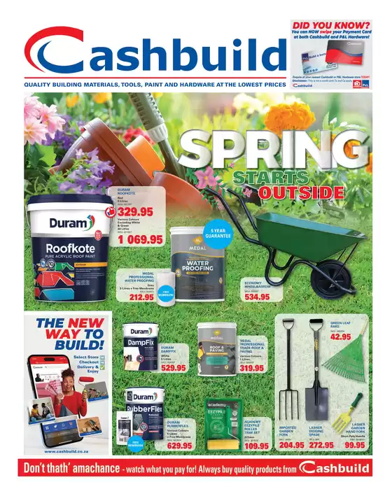 Cashbuild catalogue in Plettenberg Bay | Exclusive deals for our customers | 2026-09-21T00:00:00.000Z - 2026-10-05T00:00:00.000Z