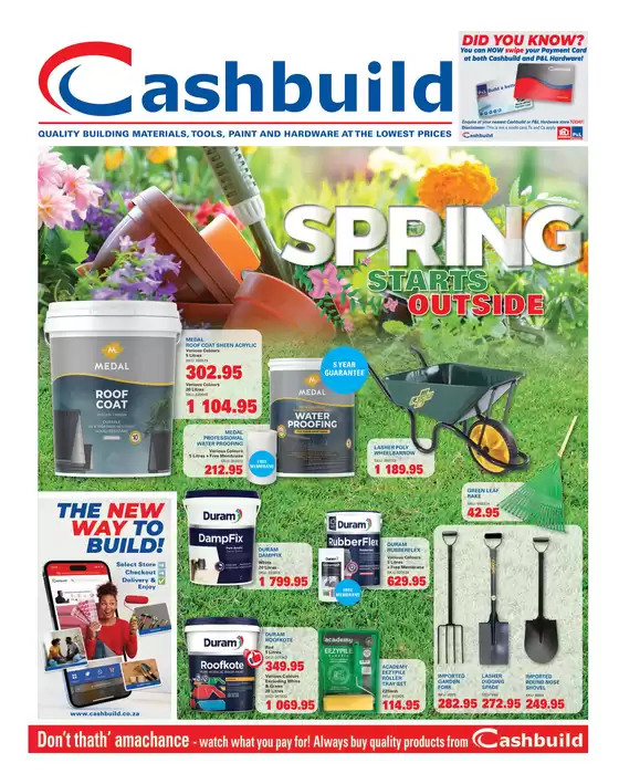 Cashbuild catalogue in Plettenberg Bay | Exclusive bargains | 2026-09-21T00:00:00.000Z - 2026-10-05T00:00:00.000Z