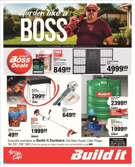 Build It catalogue in Kranshoek | Discounts and promotions | 2026-09-23T00:00:00.000Z - 2026-10-10T00:00:00.000Z