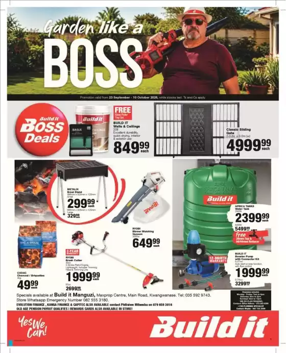 Build It catalogue in Kranshoek | Great discounts on selected products | 2026-09-23T00:00:00.000Z - 2026-10-10T00:00:00.000Z