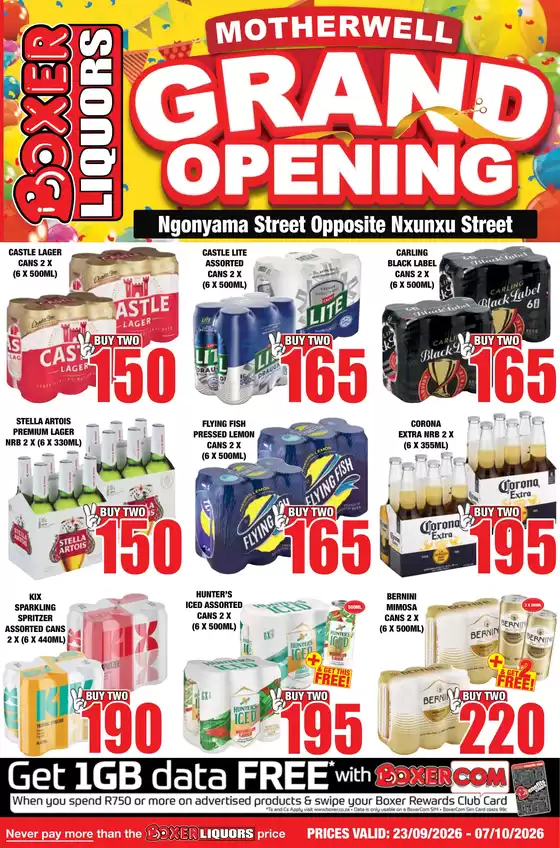 Boxer Liquors catalogue | Motherwell Liquor Grand Opening | 2026-09-23T00:00:00.000Z - 2026-10-07T00:00:00.000Z