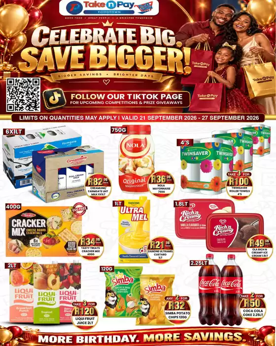 Take N Pay catalogue | TNP WEEKLY ADVERTS 21 SEP 2026 7 | 2026-09-21T00:00:00.000Z - 2026-09-27T00:00:00.000Z